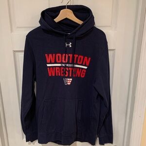Under Armour Women’s Wootton Patriots Wrestling Hoodie Medium Pullover Navy
